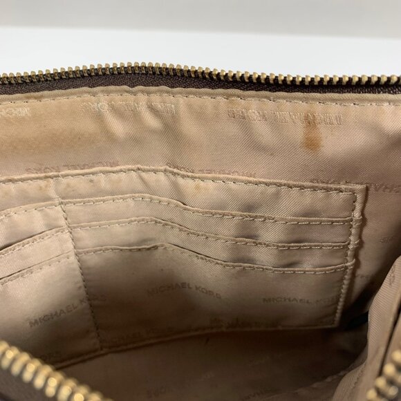 Michael Kors Jet Set Go MK Logo TZ Clutch Wristlet Illustration Collection Fly - Picture 10 of 12